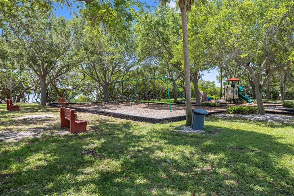 A sweet playground for children or grandchildren completes the Community Center area.