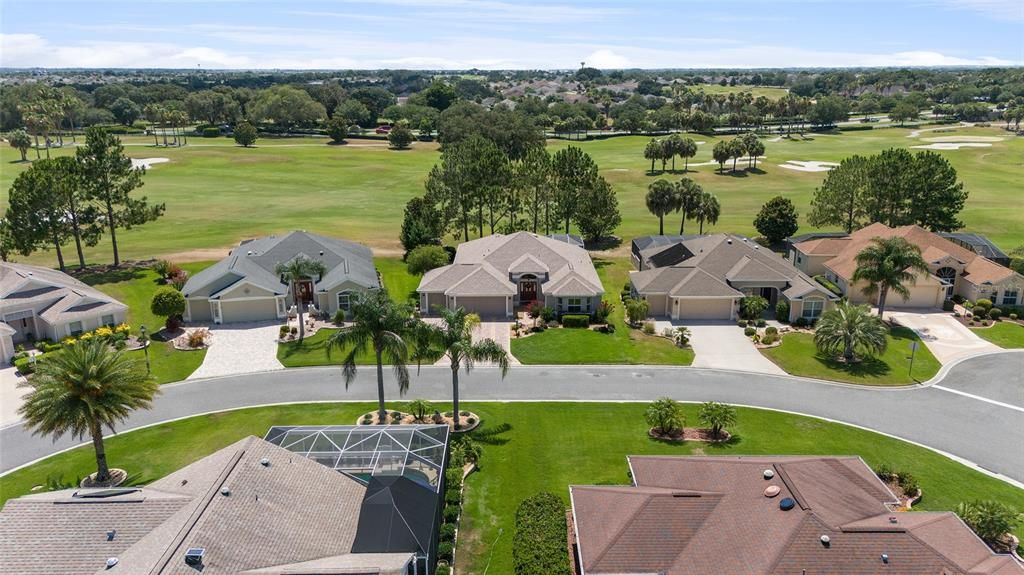 Golf Course behind the home