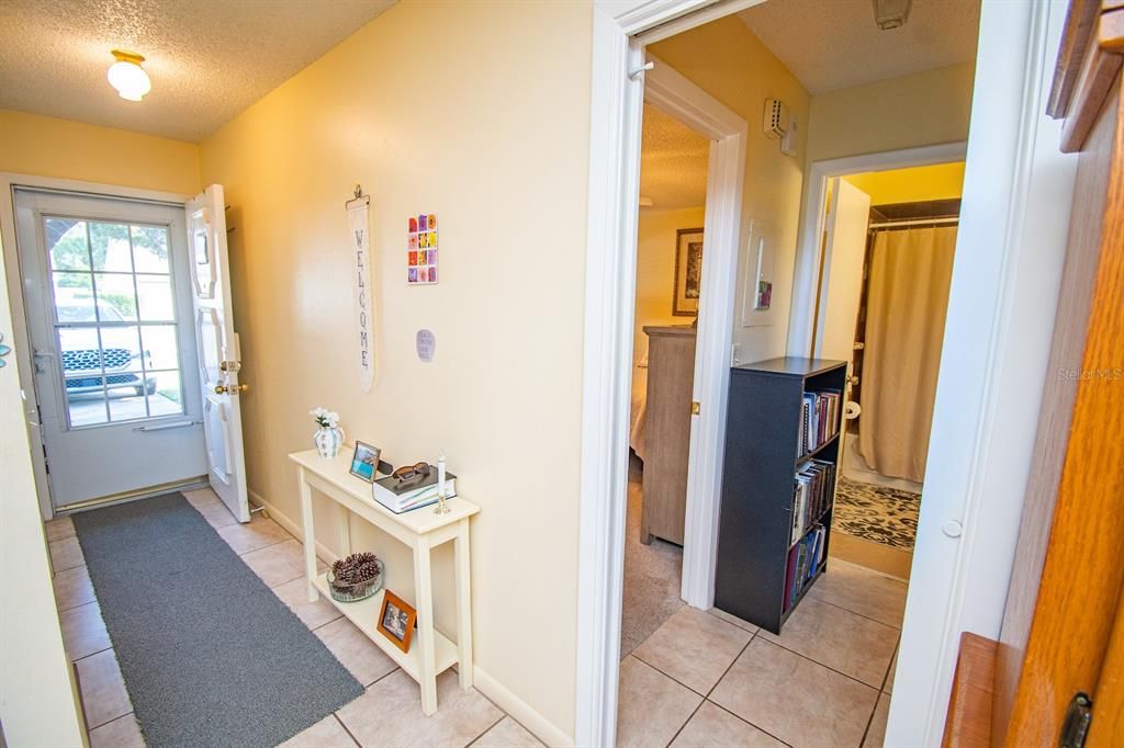 Foyer looking into hall