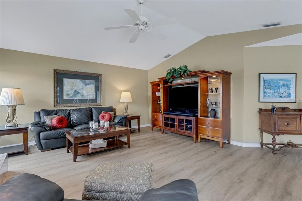 The family room is VERY large and perfect for a large gathering.