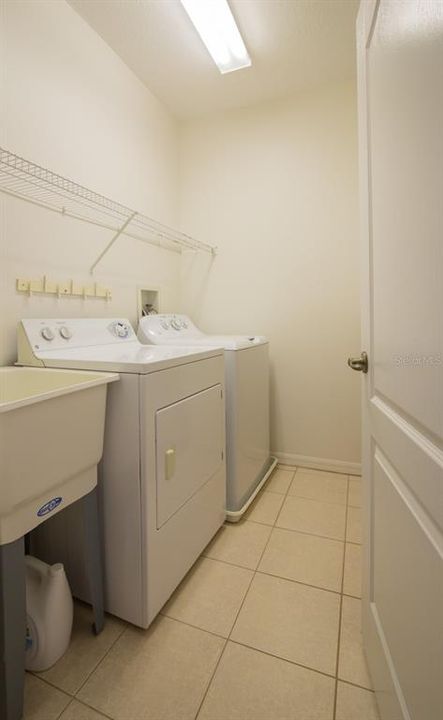 Convenient upstairs Laundry Room