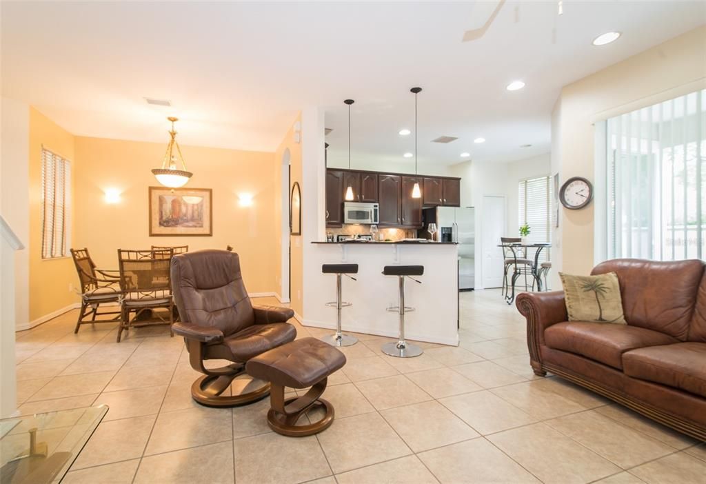 Great Room open to Kitchen