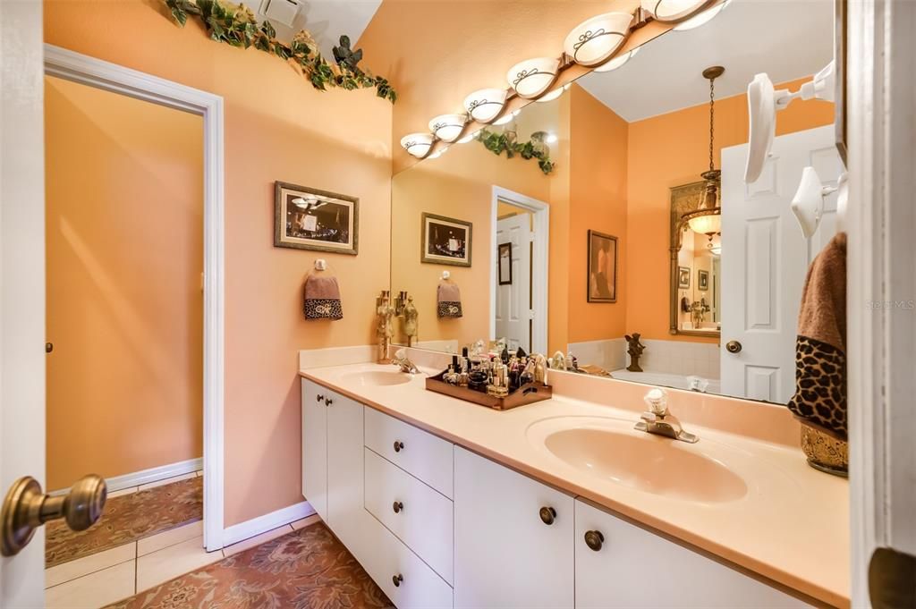 Double sink vanity