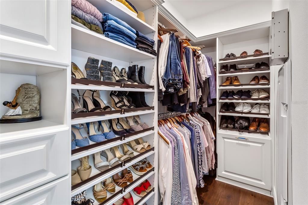 Master Closet with Built Ins