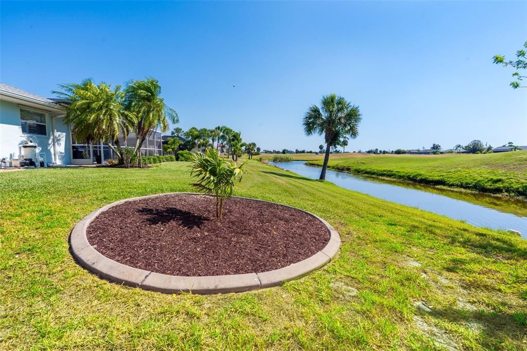 Canal separates you from the Golf Course for more privacy