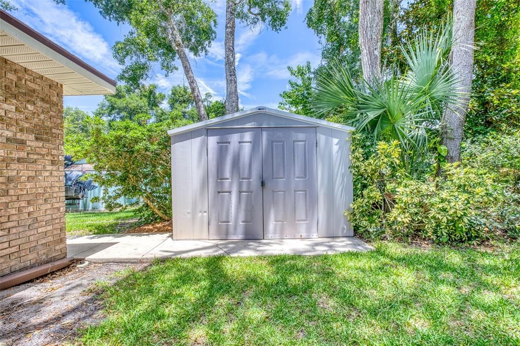 Backyard shed