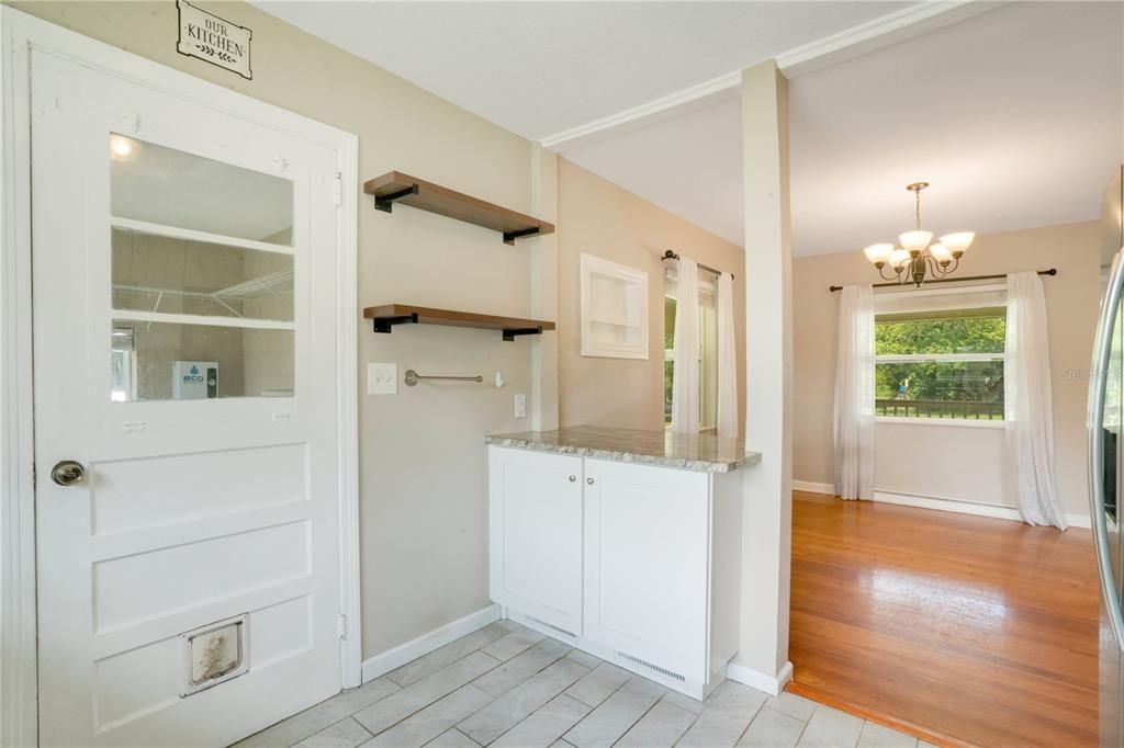 Kitchen Door into Mudporch