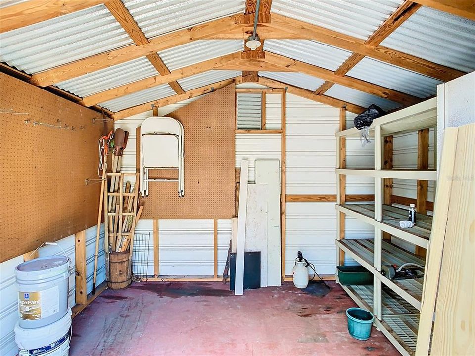 Shed Interior