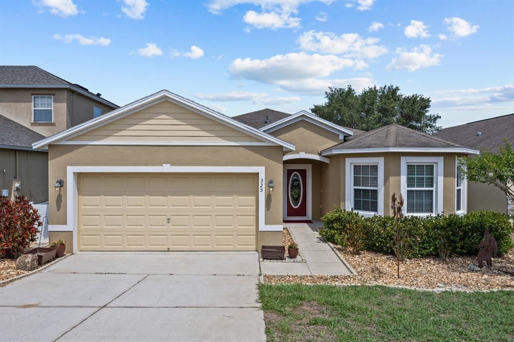 Front Exterior with Custom Front Door