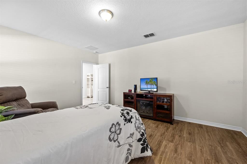 Primary Bedroom into Living Area