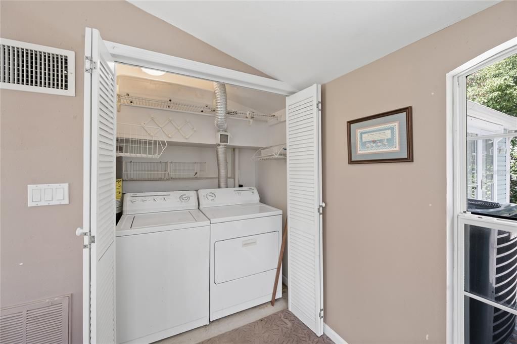 This home has an inside laundry room The Washer & Dryer do convey.