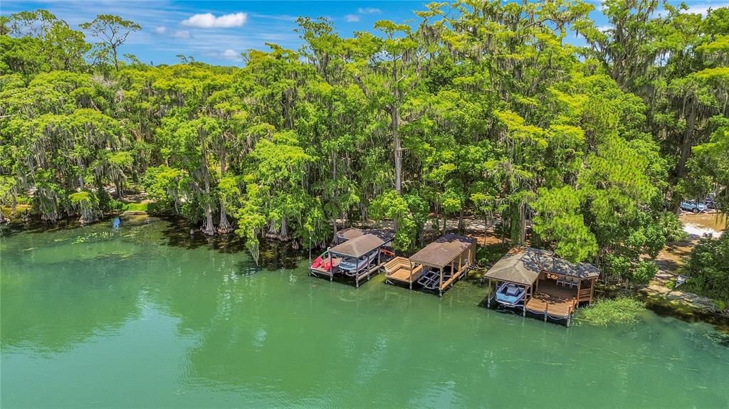 Boat House & Dock with lift on Lake Maitland (middle boathouse)