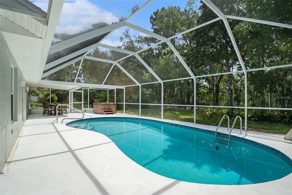 Heated pool and Hot tub