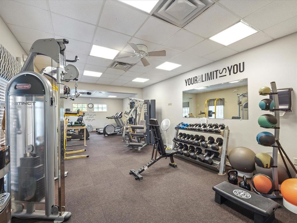 Clubhouse fitness center