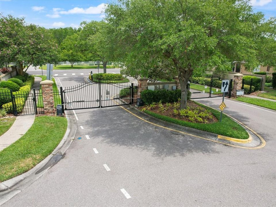 Gated entrance