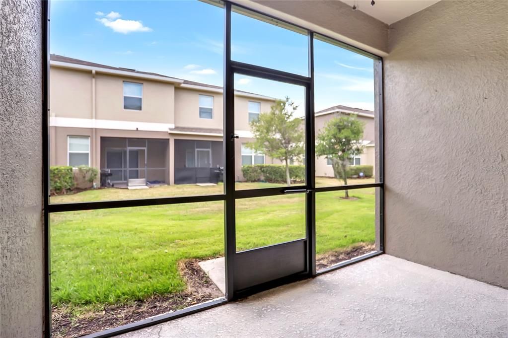 Rear Screened Porch