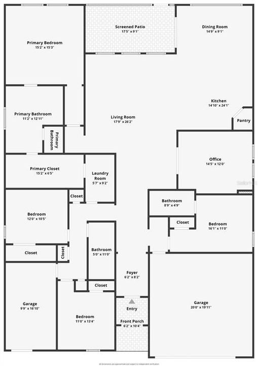 Floorplan of 4303 Ortona Lane