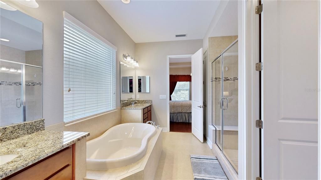 Family Room with view of Kitchen and enclosed office