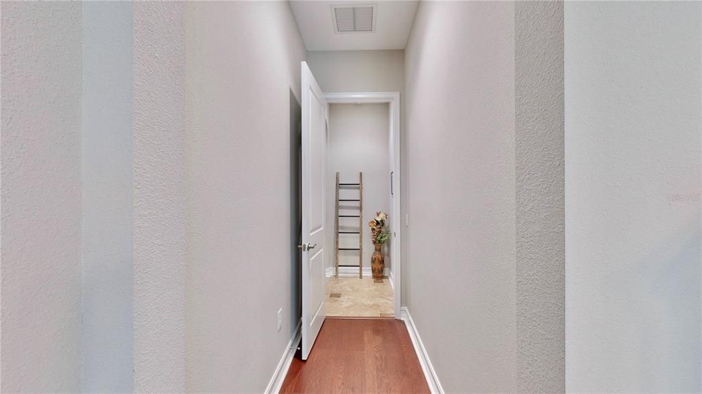 Doorway leading into the primary bedroom