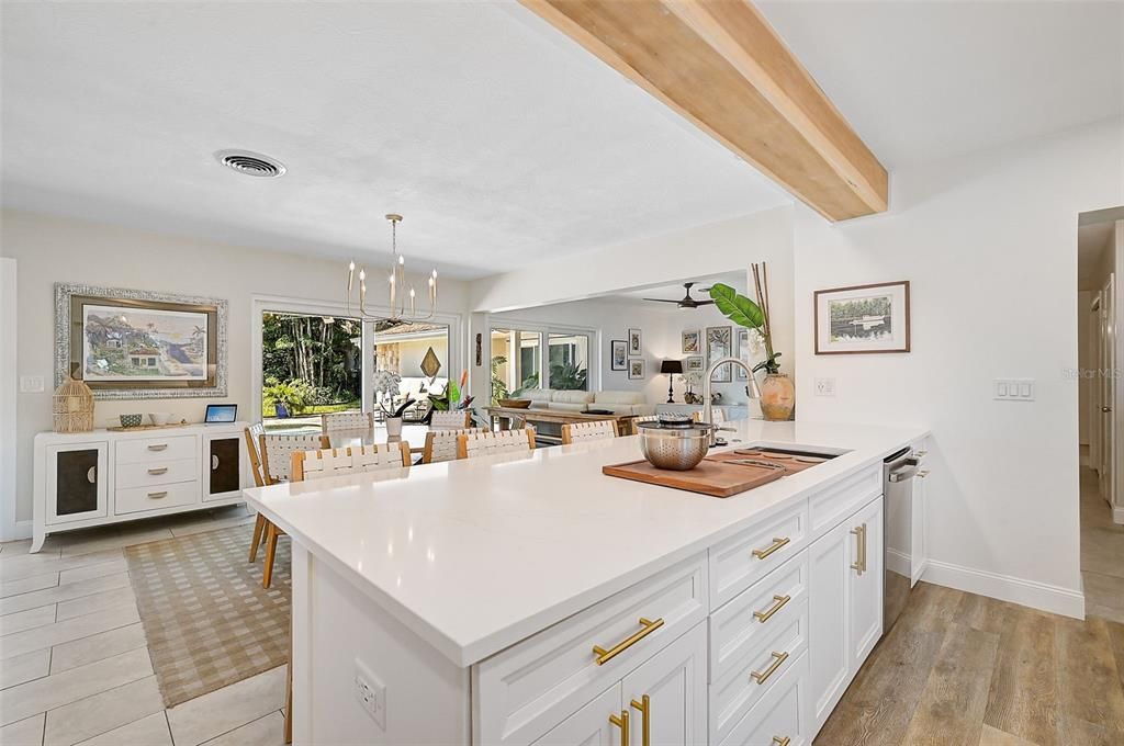 Walk-in Pantry with Bar Fridge