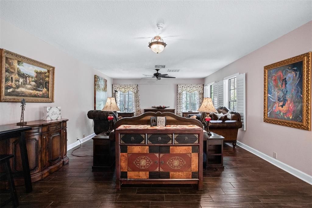 Family Room off of kitchen