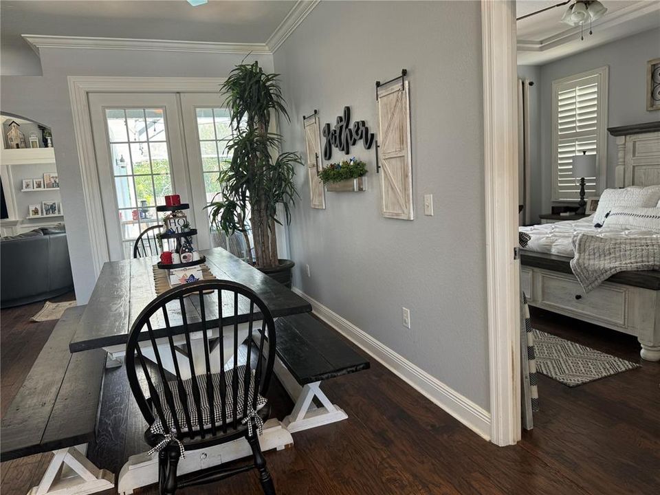 Dining Room / View of Primary Suite