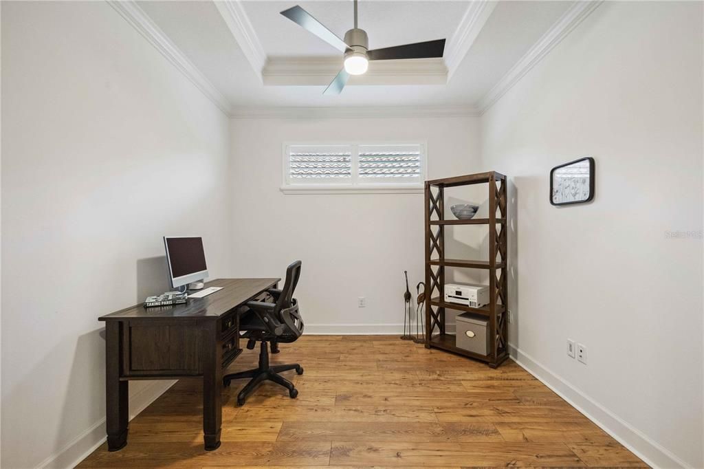 Den/ Office with French Doors