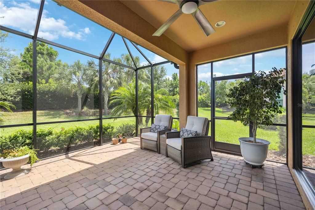 Extended Lanai with garden view