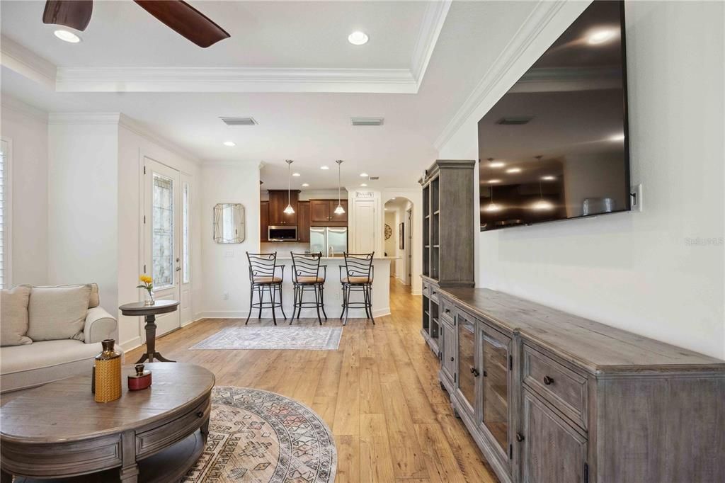 Open Floor Plan living room looking