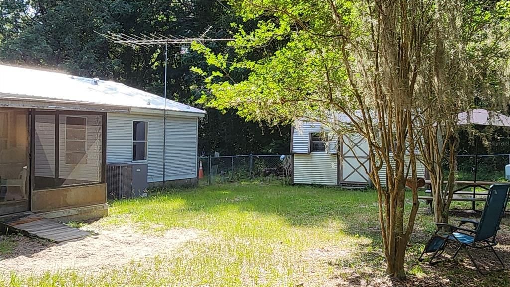 Rear home with Shed