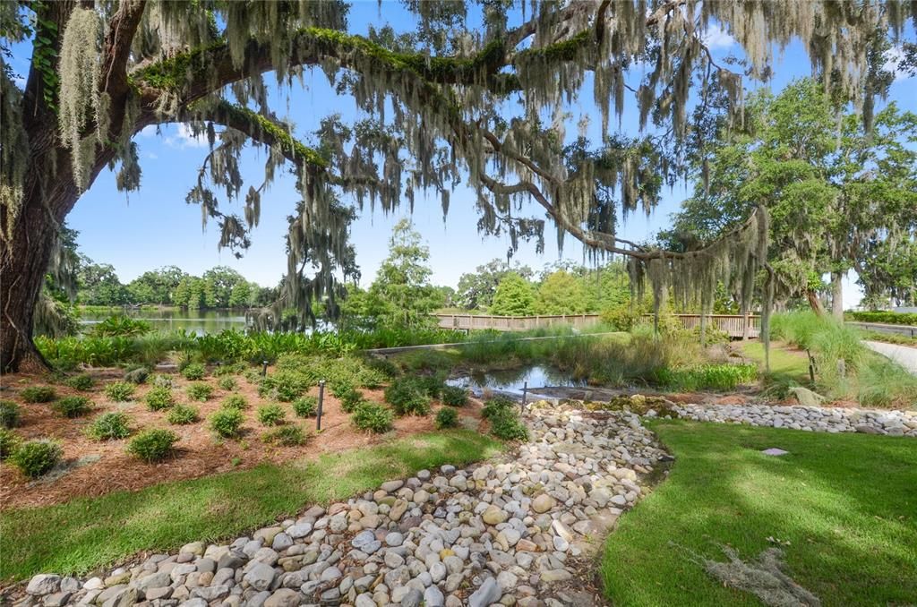 Lake Brim Dock and Park Area