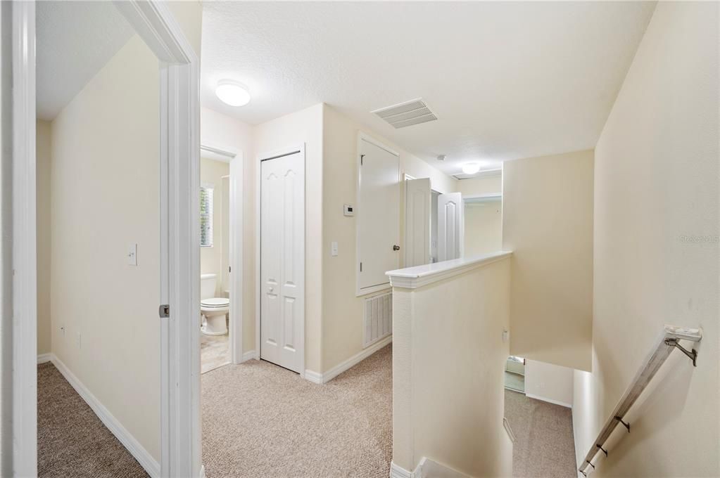 Upstairs laundry room for your convenience! No more lugging laundry baskets up and down the stairs!