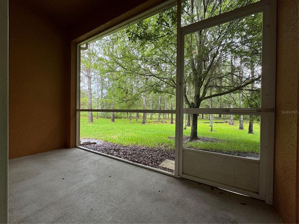 Back screened porch