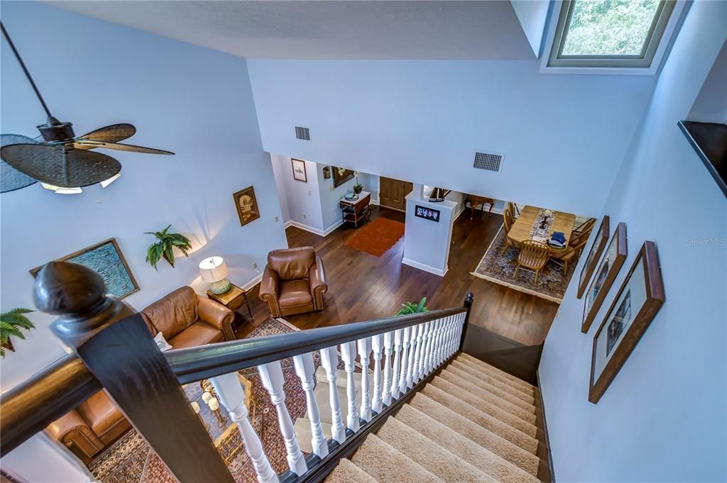 Living Room View From Loft