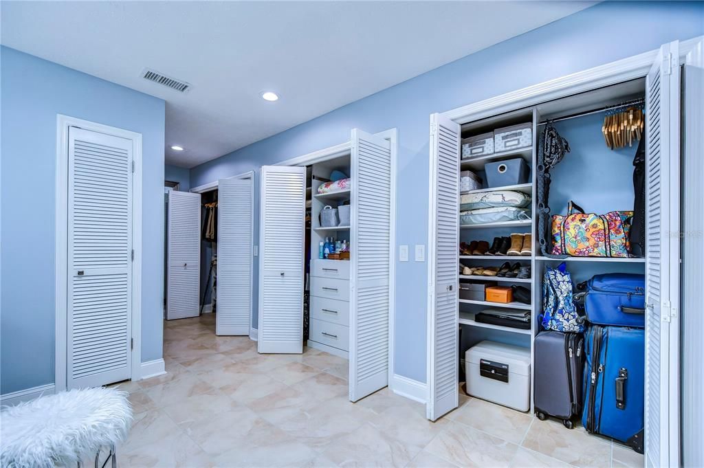 Primary Bath Closet Built Ins