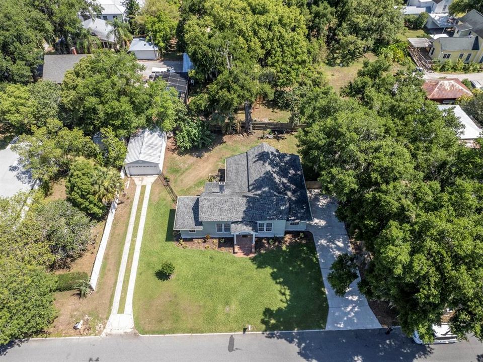 Ariel view of the home.