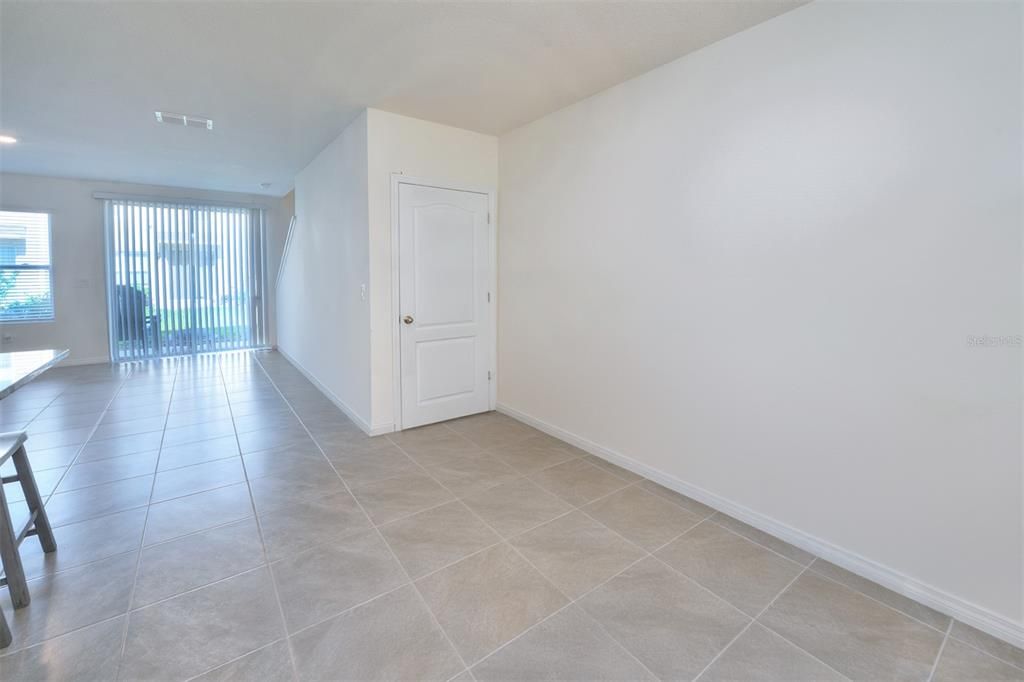 Dining room and living room