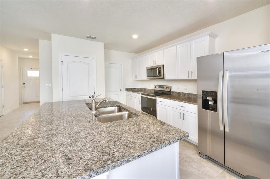 Kitchen and foyer