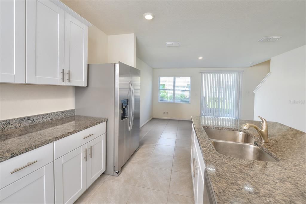 Kitchen and living room