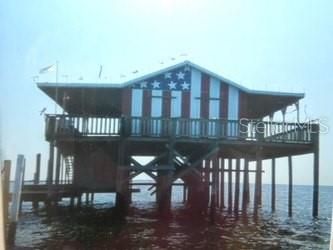 One of several Stilted Homes on the Gulf of Mexico just a short boat ride away.