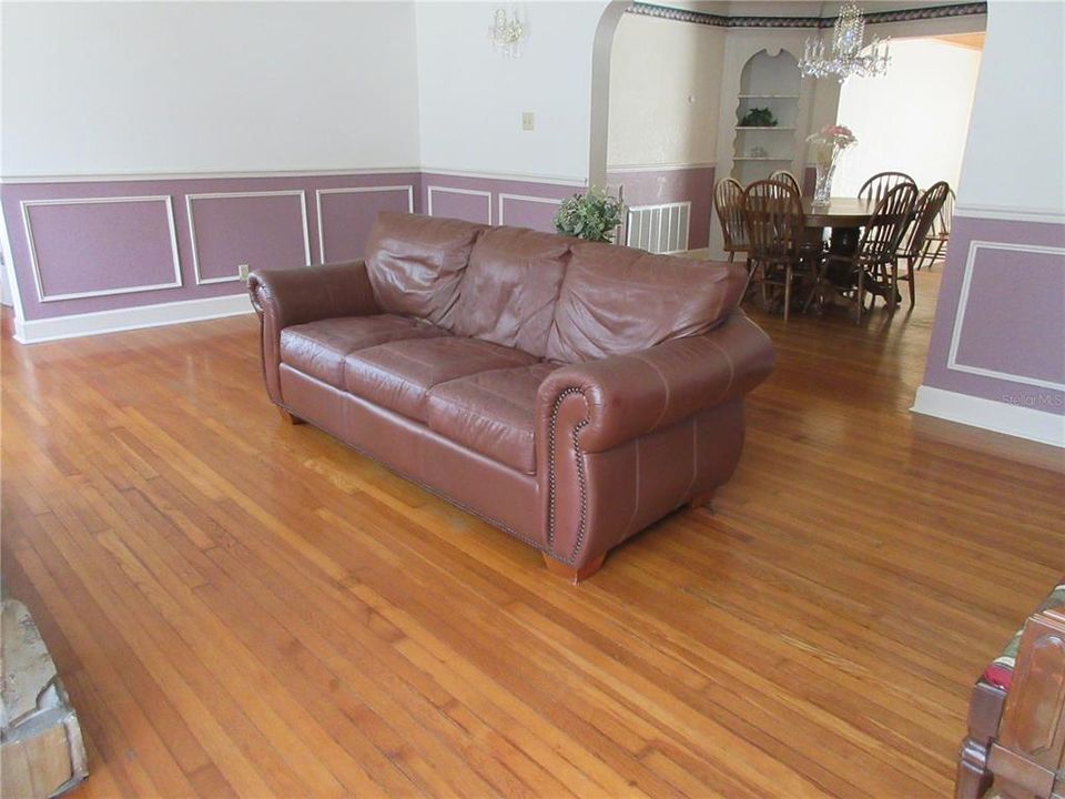 Living room looking into Dining room