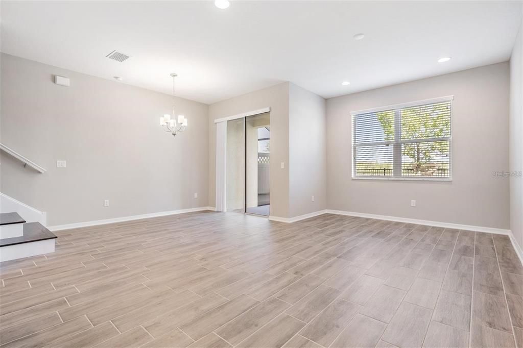 Dining and Living Room Combo