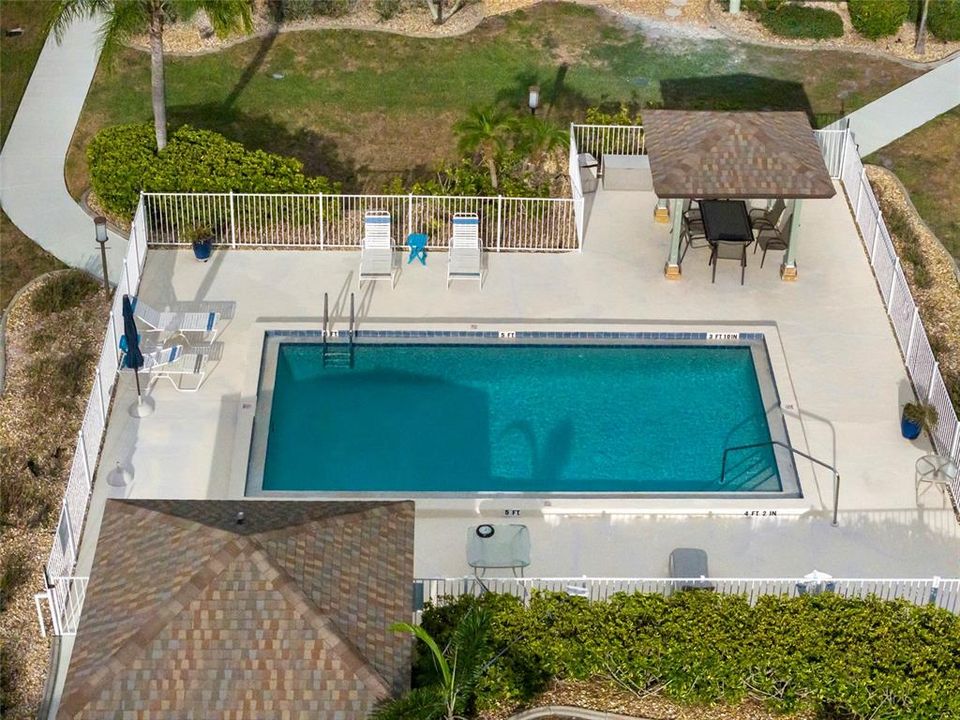 Arial View of the pool