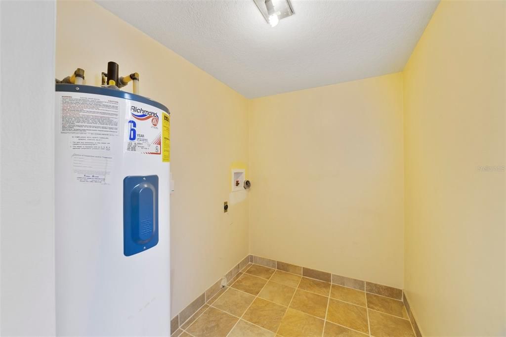 Spacious Interior Laundry Room