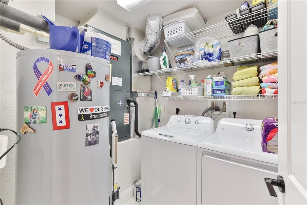 Laundry & Utility Room off Kitchen