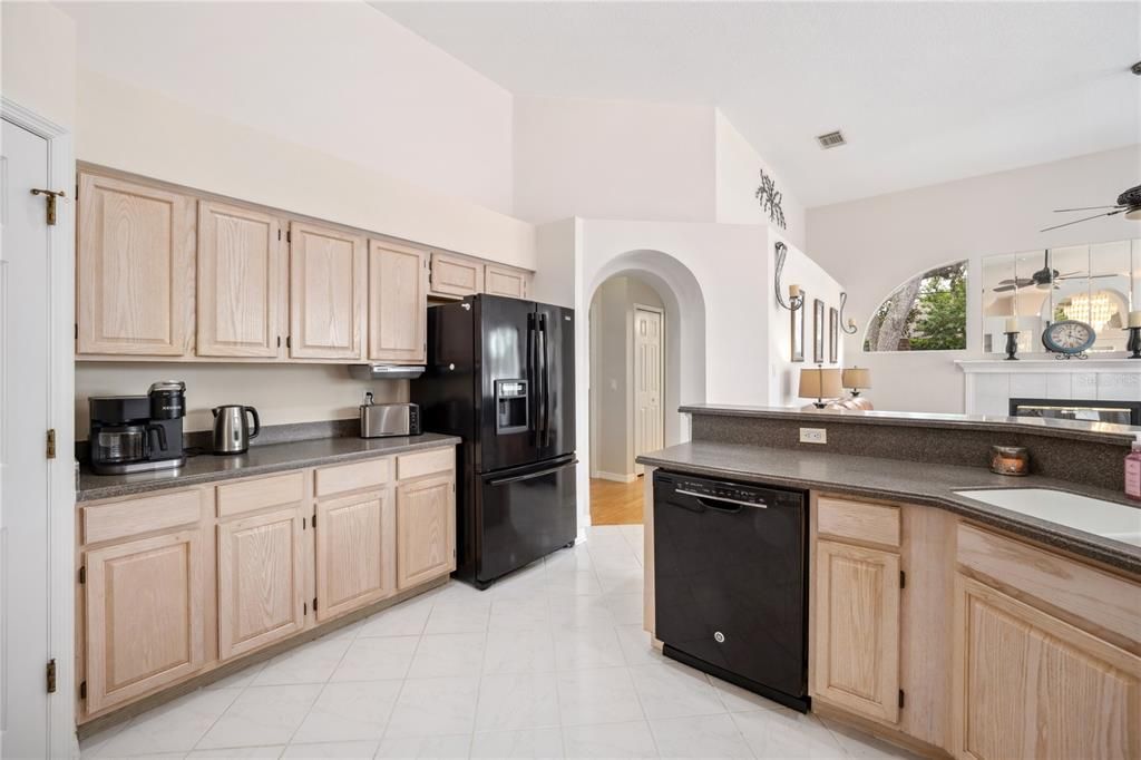 Kitchen with loads of storage