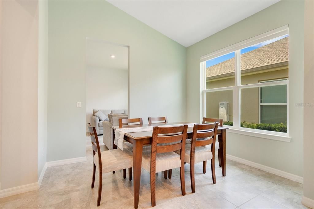 Breakfast nook or dining area