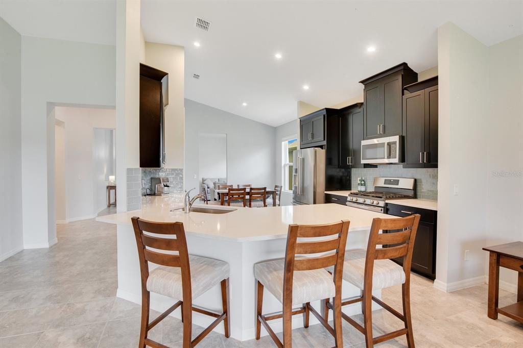 Bar area / kitchen