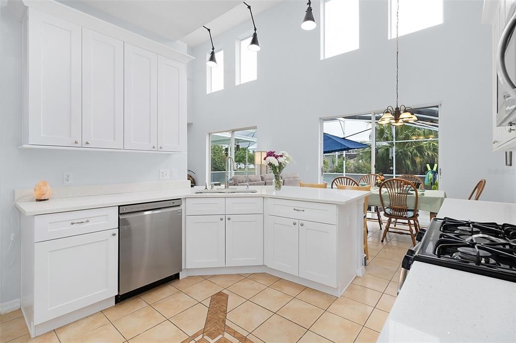 Remodeled kitchen