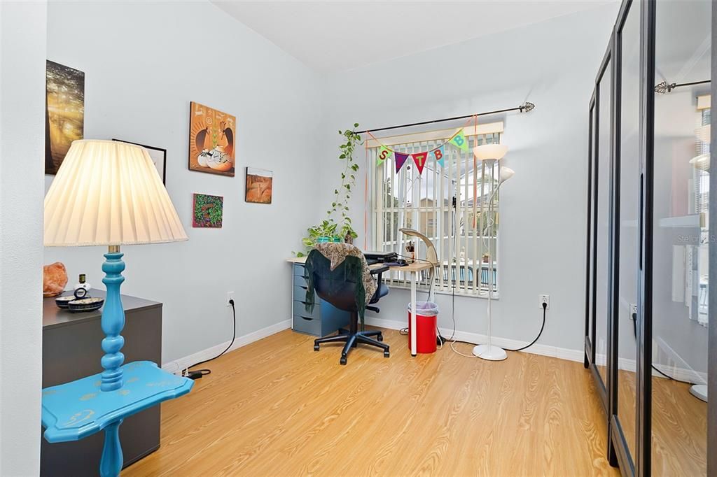 first floor office or bedroom